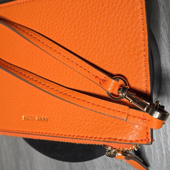 Anne Klein Vibrant Orange Wristlet - Picture 3 of 5